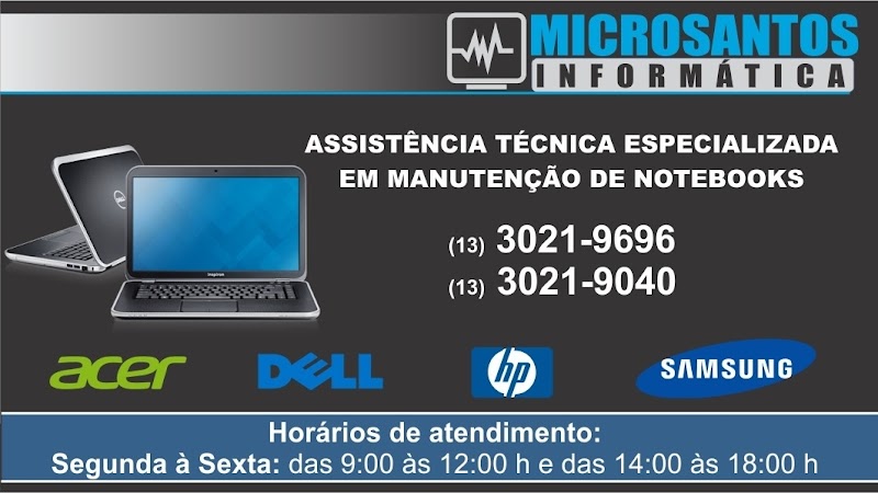 Microsantos Manutenção de Notebooks e Computadores em Santos