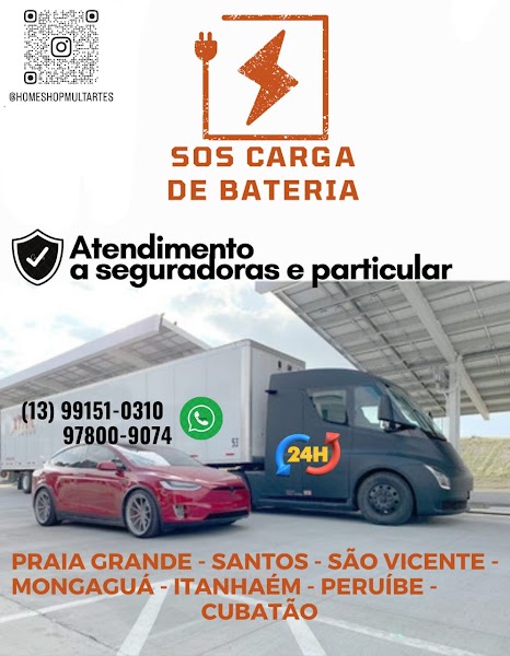 Carga Auxiliar de Bateria Cubatão