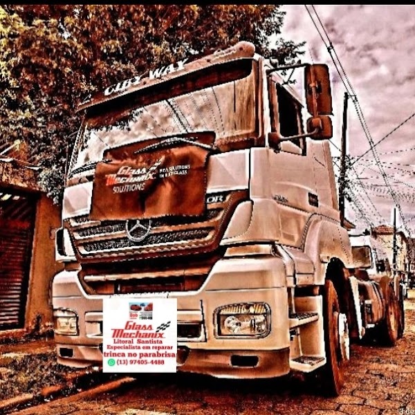 Auto Vidros Bob Júnior .Glassmechanix LitoralSantista especialista de reparar trinca em PARABRISA automotivo