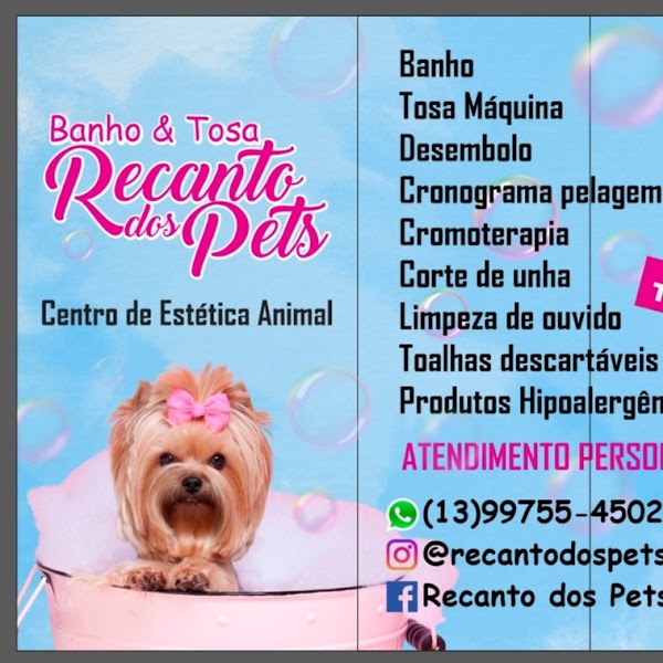 Recanto dos Pets - Centro de Estética Animal